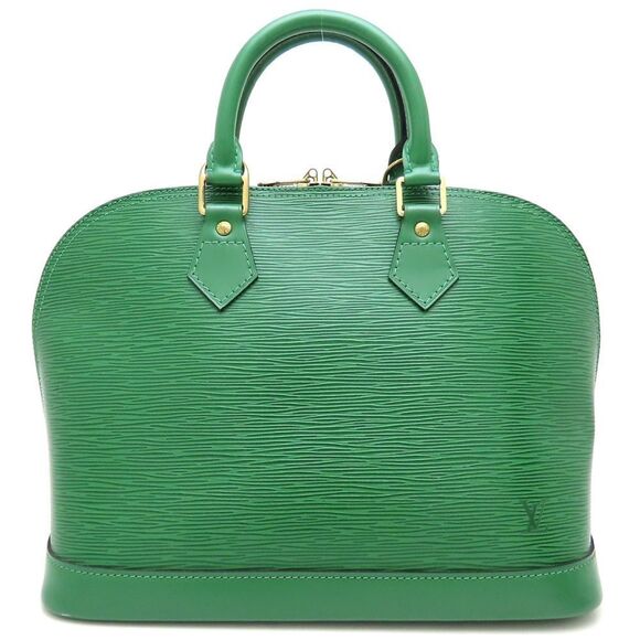 LOUIS VUITTON Green Alma Bag - Picture 1 of 10